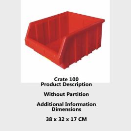 Aristo Blue Rectangular Plastic Storage Bin