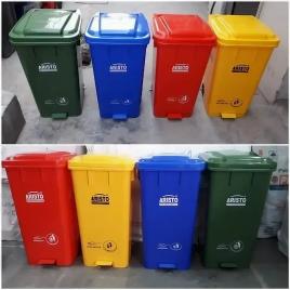 ARISTO HDPE Pedal Dustbin, 65 LTR Capacity