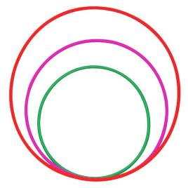 Assorted Plastic Fitness Hoop