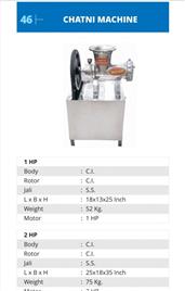 Automatic CI Chutney Machine