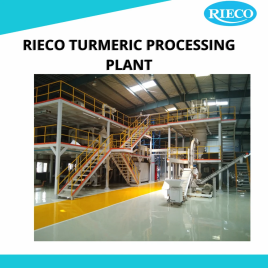 Automatic 2000 KG/HR Turmeric Hammer Mill Plant