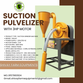 Self Suction Flour Grinding Machine