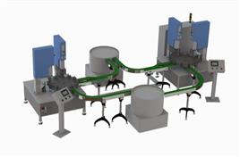 Automatic Industrial Assembly Line Automation