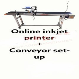 Automatic Black Conveyor Inkjet Machine