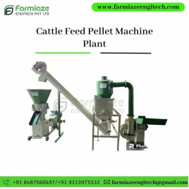 Semi Automatic Cattle Feed Production Plant