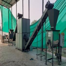 Automatic Composting Plant, 1500 Kg/Hr Waste Converter