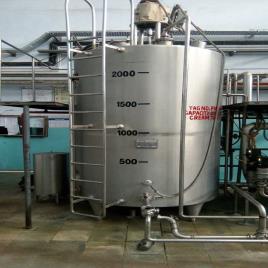 2000 Litres/hr Dairy Processing Machine