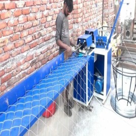Automated Fencing Mesh Machine