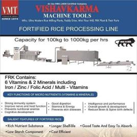Automated Fortified Rice Processing Machine, 3-Phase