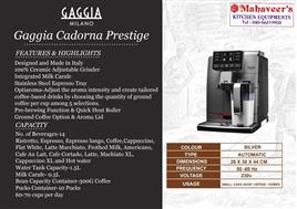 Gaggia Codorna Prestige Automatic Coffee Maker