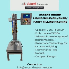 Automatic Ghee Jar Filling Machine