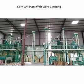 Powder Coated Corn Grit Plant - 4 Ton/Hour