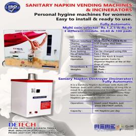 Automatic Coin Sanitary Napkin Vending Machine