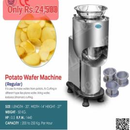 Automatic Stainless Potato Wafer Slicer, 0.5 HP