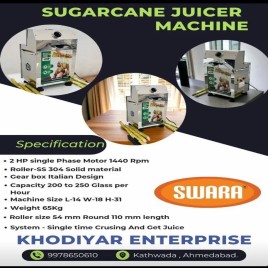 Automatic Sugarcane Press Machine