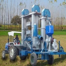 Automatic Tractor Operated Rice Mill Machine