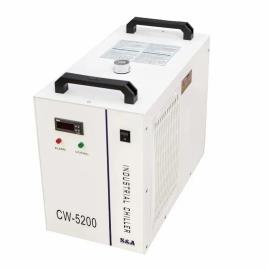 Semi-Automatic CW 5200 Air-Cooled Laser Chiller