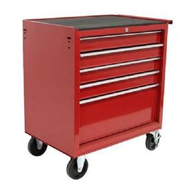 Industrial Red Steel Service Cart