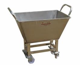 Stainless Steel Rice Collection Cart