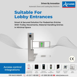 Avians Automatic Swing Barrier Gate