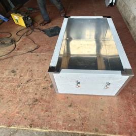 Baffle Filter Mild Steel Kitchen Chimney, 32"