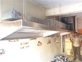 Baffle Stainless Steel Kitchen Chimney