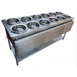 Rectangle Bain Marie Hot Case Counter Equipment