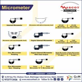 Outside Digital Micrometer 0-300 Range