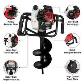 Balwaan Engine Powered Soil Digger, BE-52