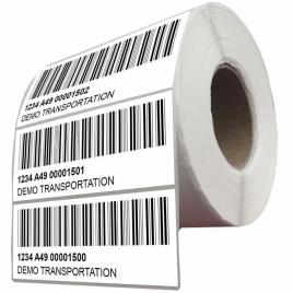 Printed Barcode Labels