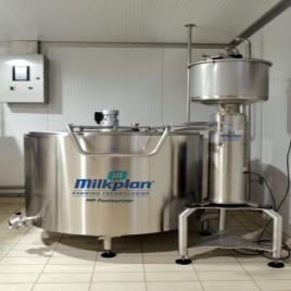 SS Milk Batch Pasteurizer Tank, Automatic