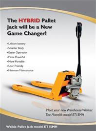 Easy Move Semi Electric Pallet Machine Hybrid Pallet Truck