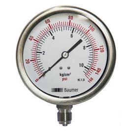 Baumer Stainless Steel Pressure Gauge