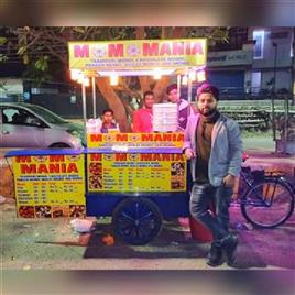 BBQ Momo Serving Cart