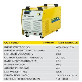 Plasma Cutting Machine, BEST Cut 100