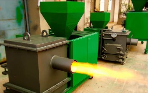 Biomass Burner Model# with Automatic Cleaning