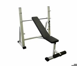 Delux Black Decline Flat Gym Bench