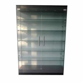 Black Display Cabinet, Home Use, 5 Shelves