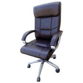 Black Synthetic Leather Executive Seat