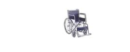Black Folding Wheelchair - Model 130