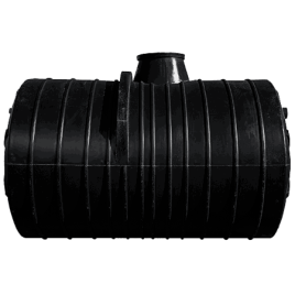 Horizontal Black FRP Septic Storage Tank