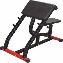 Black Iron Gym Preacher Curl Bench