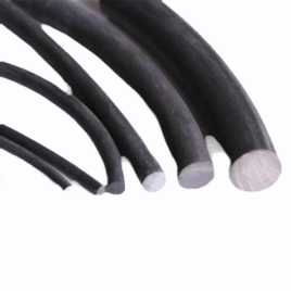 Black Isoflex Rubber Cord