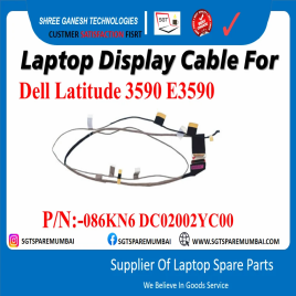 Black Laptop Display Cable for Dell Latitude 3590