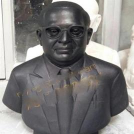 Black Mahatma Gandhi Marble Sculpture, 2 Feet