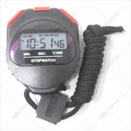 Black Rectangular Laboratory Digital Stopwatch