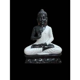 Black Marble Buddha Sculpture