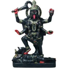 Black Marble Kali Maa Worship Statue