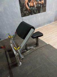 Adjustable Black MS Peachur Curl Bench