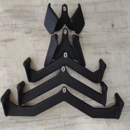 Black Stainless Steel Mug Handle